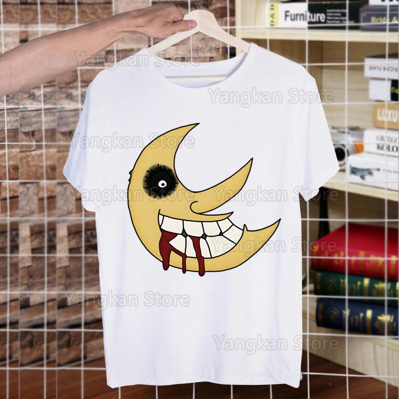 Soul Eater Anime Manga Ohkubo Shinigami Funny T Shirt Men New Casual Short Sleeve Tshirt Homme Manga Unisex T-shirt Tees