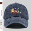pc Fun Cute Three Birds Print Baseball Cap Casual Design Sun Hat Comfortable And Lightweight Buckle Adjustable Fashion Skateboa