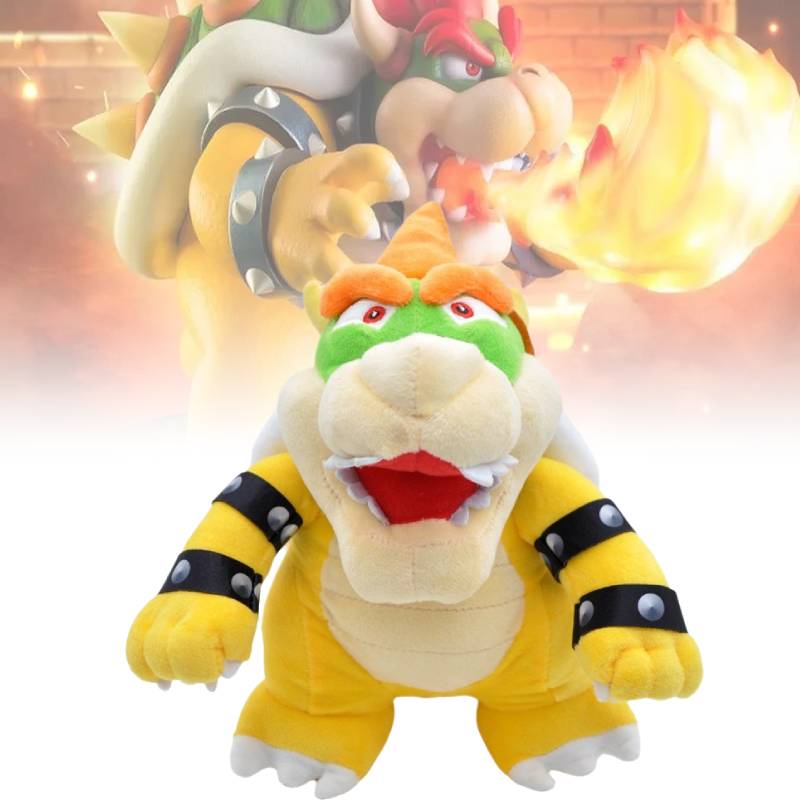 Mario Bros Super Bowser Standing Plush Toy Doll Stuffed Animals Pp Fill Cotton