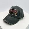 Baseball Style Broken Letterings Alphabet Miami Stitched Stitching Embroidered Women  Men For Neutral Gender Fresh Caps Peaked Hats Sunshade Retro