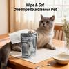 Jestrem Pet Cleaning Glove Wipes for Dogs & Cats, Cleaning and Disposable Bathing Wipes for