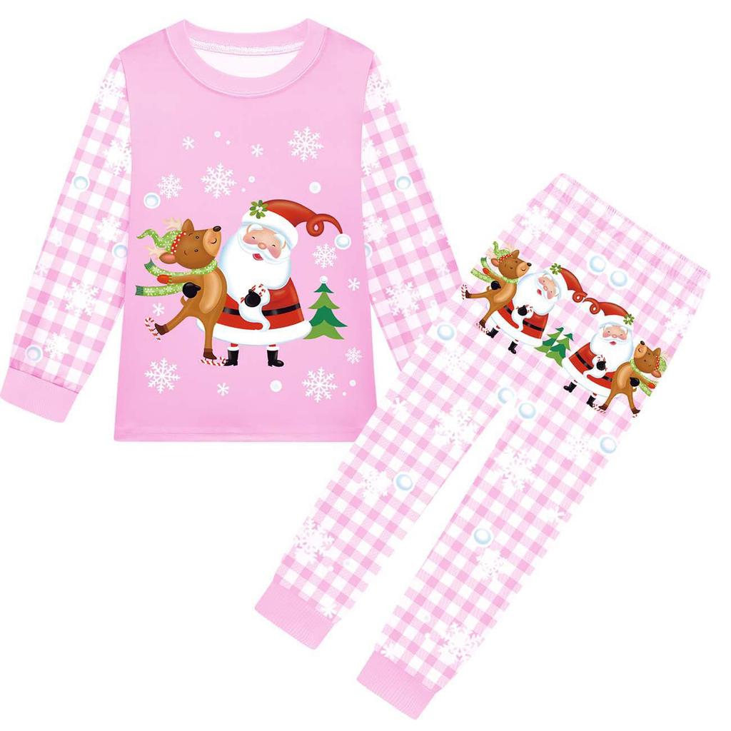 Children's Fashion Suit Skirt Round Neck Long Sleeve Top Pants