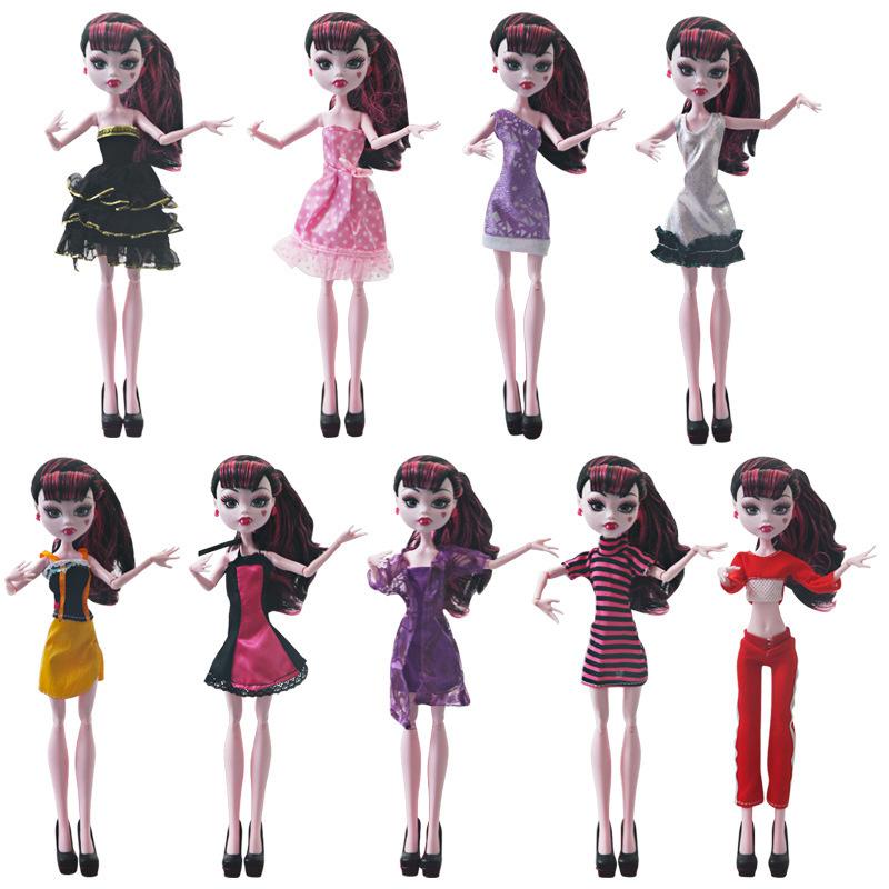 Bambola Vestire Ragazza Scuola Superiore Vestiti Accessori Gonna Gonna Bambola
