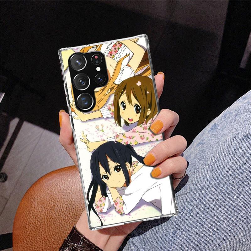 K On! Hirasawa Yui Anime Phnoe Case for Samsung Galaxy S26 S25 Edge S23 S24 Ultra S22 Plus S21 S20 FE Unique Cover Soft Coque Ga