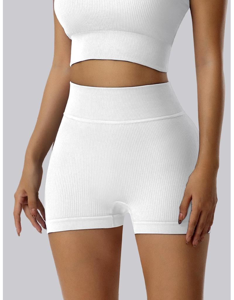 RYGZ Seamless High-Waist Butt-Lifting Yoga Shorts