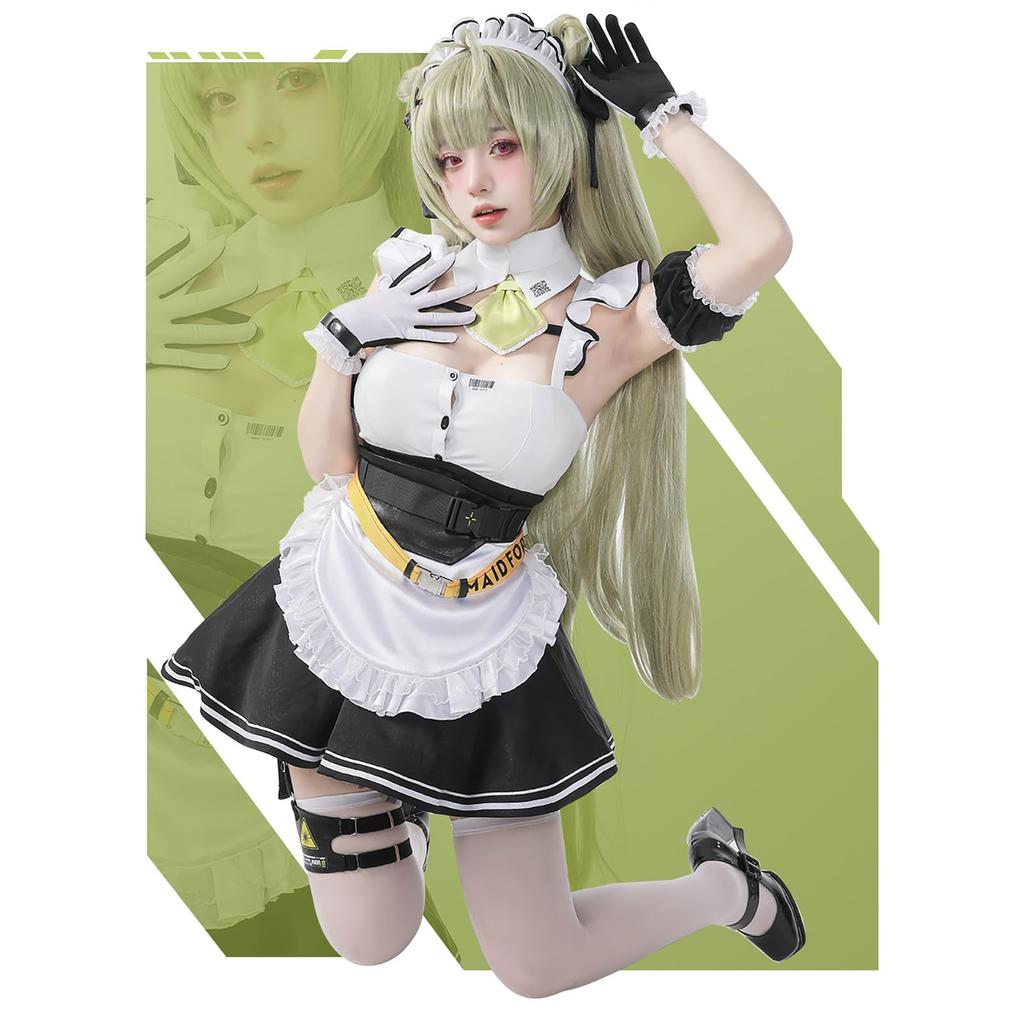 [Milky Time] NIKKE Soda Cosplay Halloween Maid Game Victory Goddess