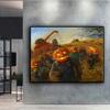 Diamond Painting Halloween Scary Pumpkin Head Man Diamond Mosaic Craft Diamond Embroidery Painting