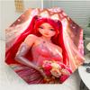 Demon Hunter Print Automatic Umbrella, 8 Rib Iron Frame, Plastic Handle, Suitable for Outdoor Travel &Daily , Ideal Gift