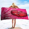 Happy Mother's Day Beach Towel Quick Dry Sand Free Bath Towel For Women Gift Microfiber Swimming Cover Lightweight Face Towels