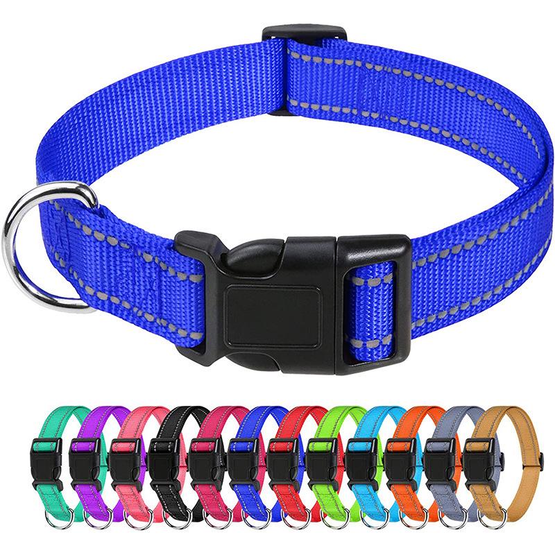 Reflective Dog Collar - Medium Size Anti-Pull Puppy Leash Collar