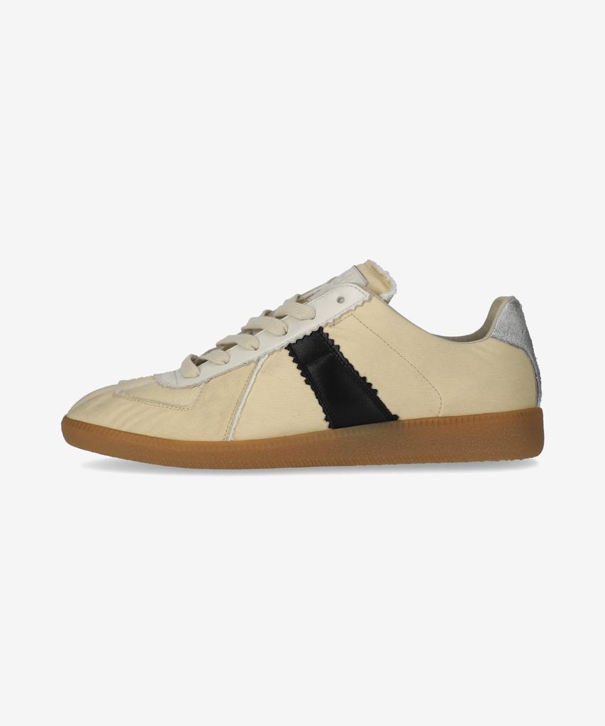 Maison Margiela Vintage Treatment Replica Sneakers - Black:Yellow / S57Ws0505P8153Ha771