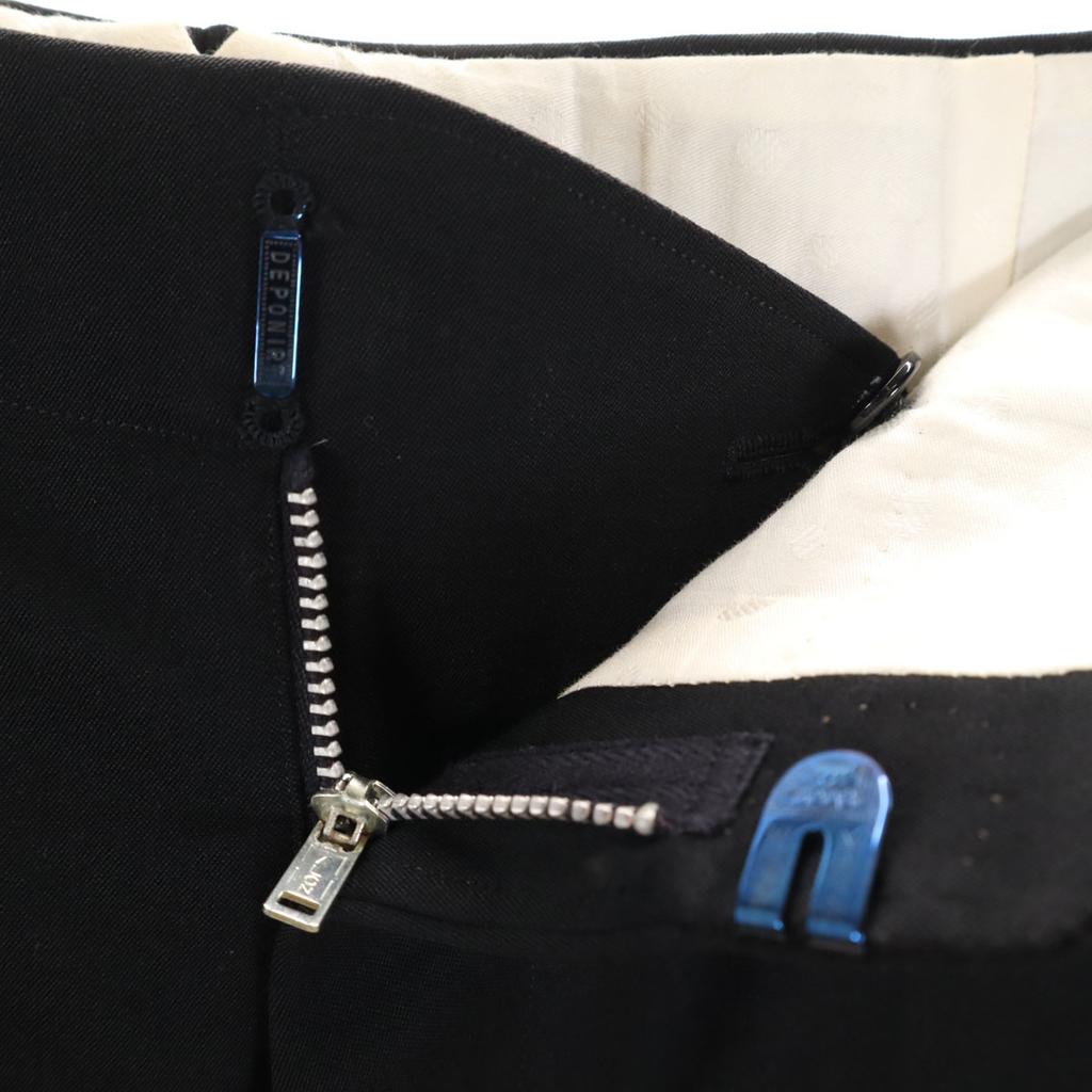 70s Made In Japan Vintage Slacks Pants Black Men's Used