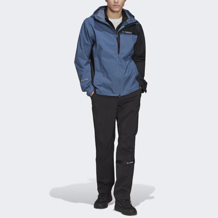 adidas Terrex Multi Rain.Rdy Giacca Antipioggia a 2,5 Strati Uomo Giacca Blu HF3273