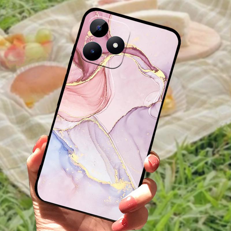 Case For Realme Note 50 Fashion Cool Soft Silicone Phone Cover Narzo N53 Protective Fundas For OPPO Realme C51 4G C53 TPU Bumper