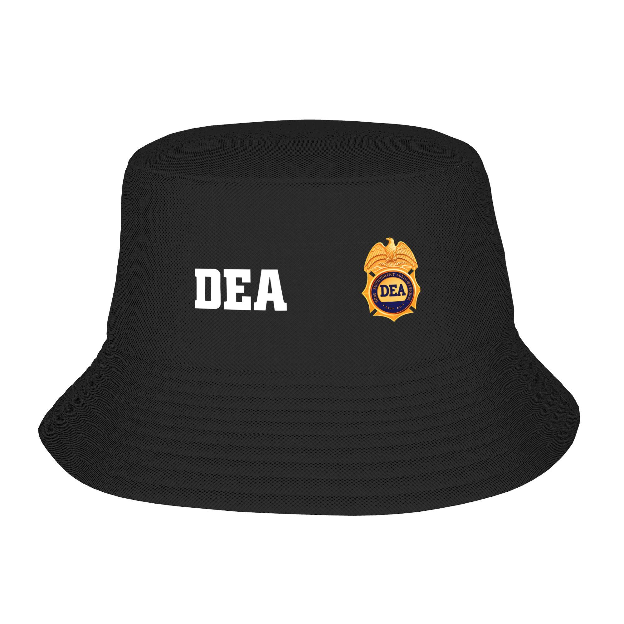 

DEA Агентство США по пресечению незаконного оборота наркотиков Панама Рыболовные кепки для улицы для женщин Пляжные дорожные кепки-козырьки Персональная индивидуальная кепка One Size