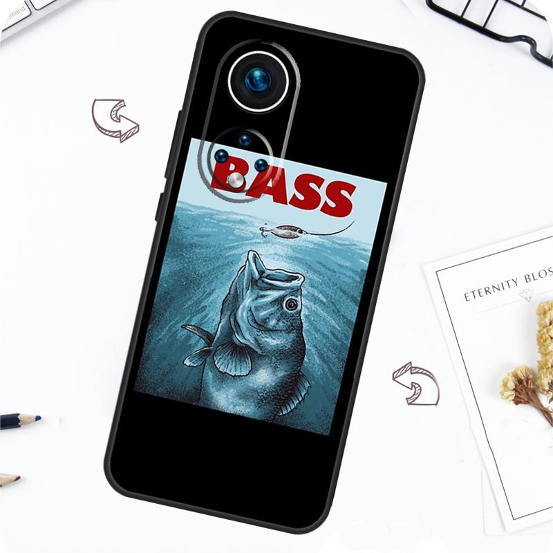 Bass Fishing Case For Honor Magic 7 5 6 Pro Honor 200 Pro X9b X9a X8b X8a X8 X9 X9c 50 70 90 Lite Cover