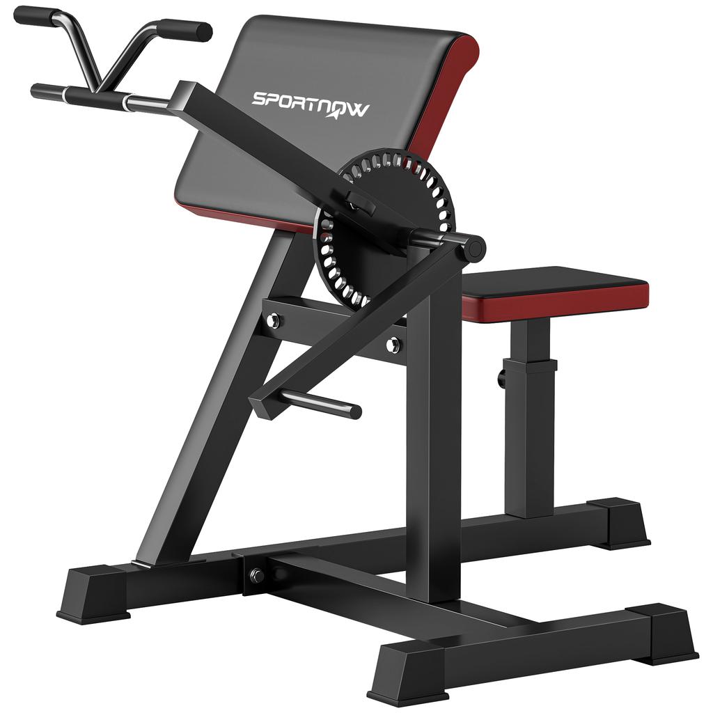 Biceps and Triceps Machine 2 In 1 Preacher Curl Bench with Adjustable Seat and Elbow Support for Home Gym