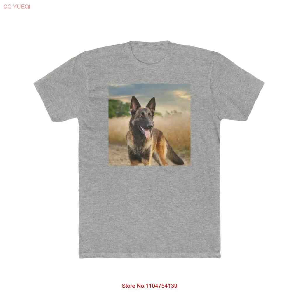 Dutch Sheepdog Mens Fine Art Cotton Crew T Shirt vintage Washed Unisex designer clothes Soft homme Versatile streetwear