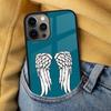 Daryl Dixon Wings Zombie Soft Phone Case for iPhone 17 Air 16e Pro max 15 Pro 13 14 Plus 11 12 MagSafe Magnetic Coque