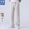 ROMON Men's Summer Thin Linen Casual Pants