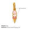 Adorable DIY Food Charm Set: French Fries & Cola Pendants for Women