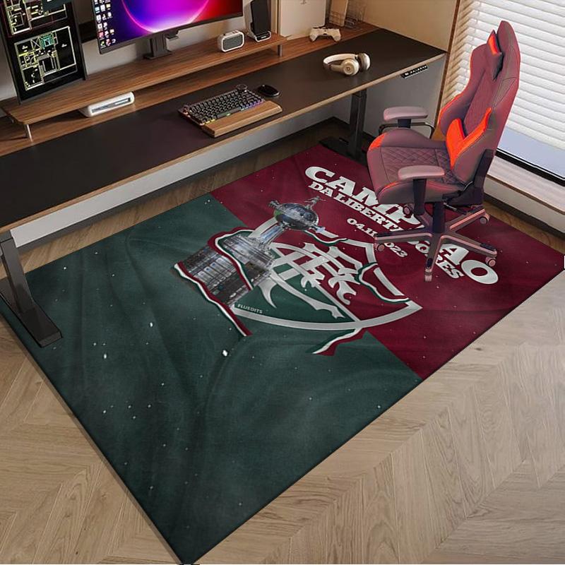 Flumi-nense Football Club Printed Area Rug for Office, Chair Rug, Decorative Carpet Floor Mat, Large Size Fan Gifts Christmas Gifts