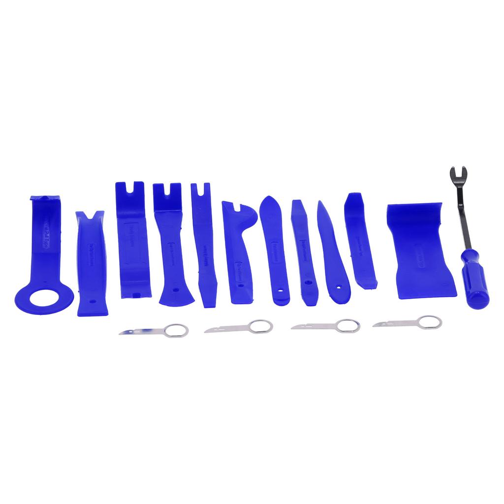 16Pcs Auto Removal Tool Trim Pry Audio Repair Set Kit for Car Door Panel Instrument DeskBlue