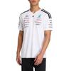 Adidas Climacool Mercedes-AMG Petronas F1 Team Moisture-Wicking Solid Slim Fit Short Sleeve Racing Shirt Men tops KF0160