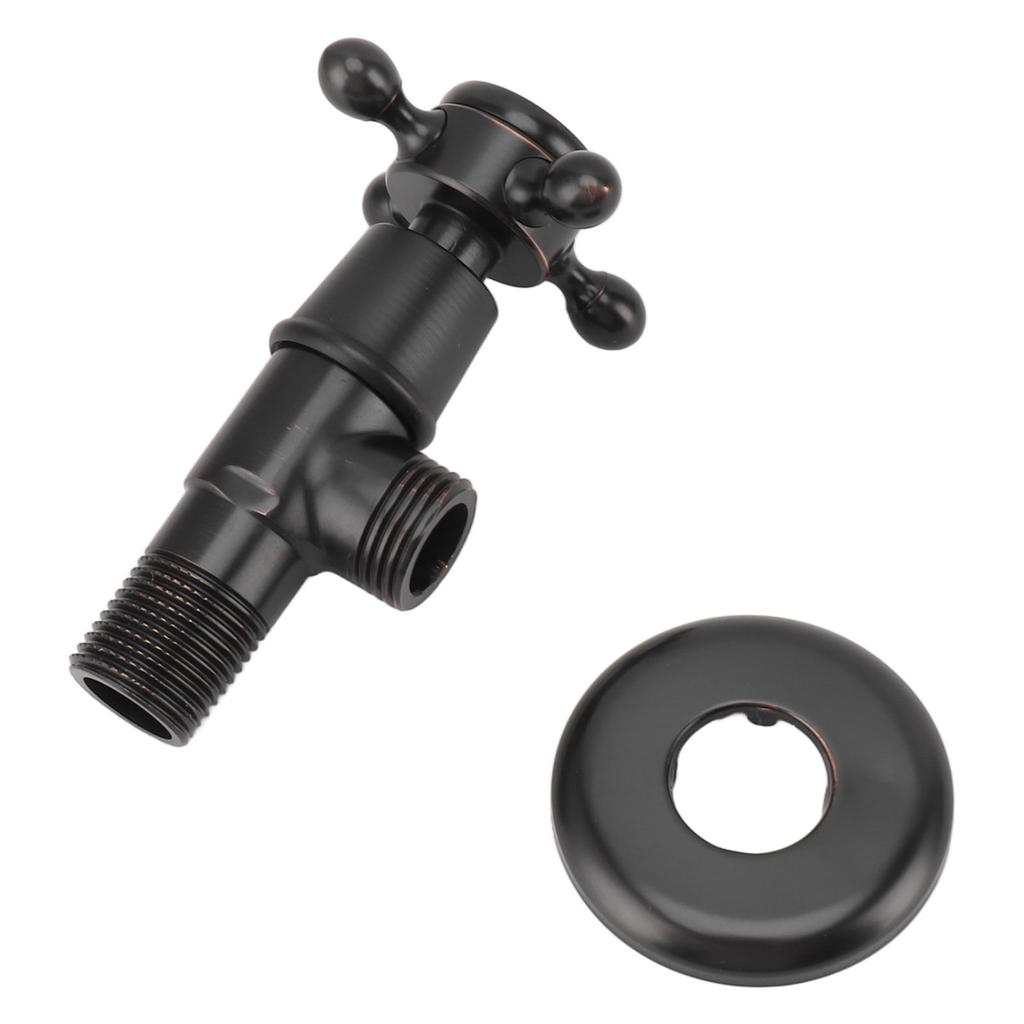 Brass Angle Stop Valve Retro Thickened Cold Hot   Valve Explosion Proof Water Shut Off Valve