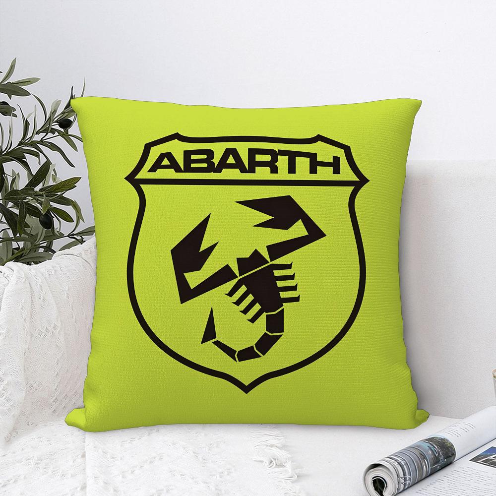 

A-A-Abarth Cartoon Pillow Case Sofa Decorative Home Double-sided Print Plush Square Throw Pillow Covers Cushion Decor Cover 16x16Inch