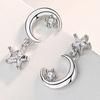 Mode Koperlegering Zirkonia Sieraden Druppeloorbellen Voor Vrouwen Bruiloft Feest Cadeaus
