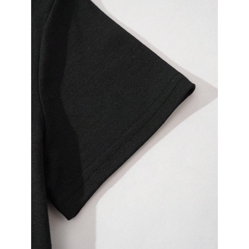 European Size Women's Exquisite Printed T-Shirt - Summer Women's Wear, Fashionable Prints, Breathable Comfort, Suitable for Fall/Summer Daily Wear