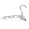 Portable Five-Hole Folding Clothes Rack for Travel, Hotel, Dormitory: All-Season Drying Solution