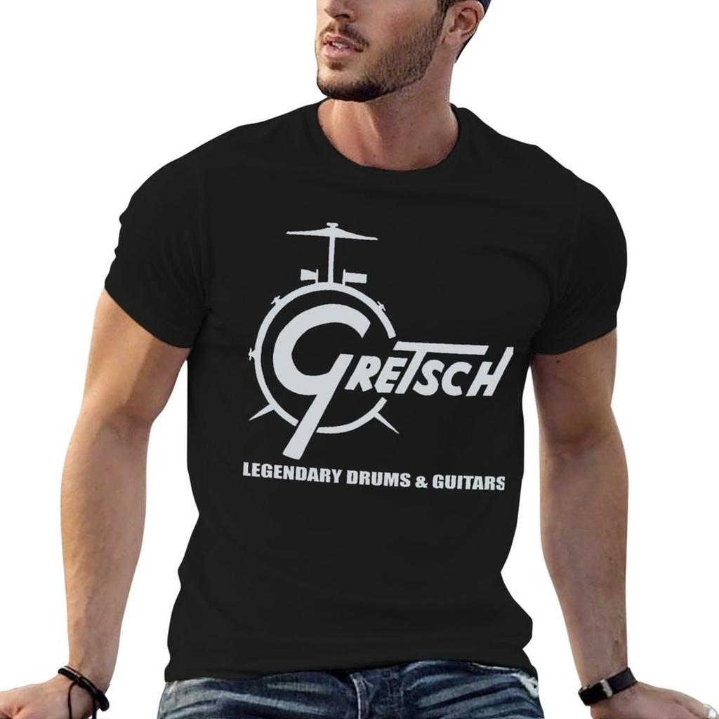 Camiseta Vintage Gretsch - Baterías y Guitarras Legendarias t shirt hombre camiseta de diseñador personalizada