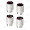 BASS7 Alluminio Per Skoda VRS Logo Fabia Kodiaq Karoq Kamiq Octavia Citigo 4pz Decorazione Auto Tappi Valvole Pneumatici Ruote Coperchio Stelo Accessori
