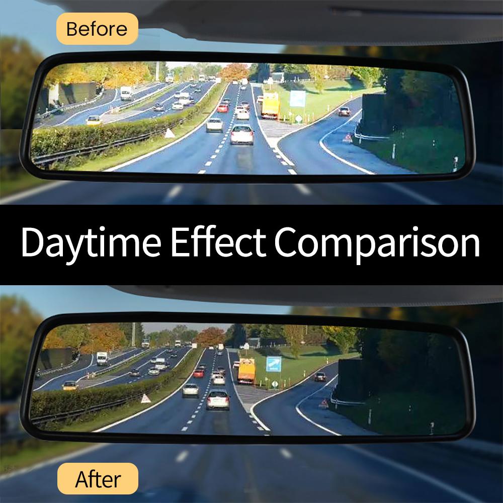 1 Stück Blendschutz Auto Innenspiegel Folie Rückspiegel Antibeschlagfolie Auto Nacht Rückwärtsfahren Blendschutz Aufkleber Zubehör