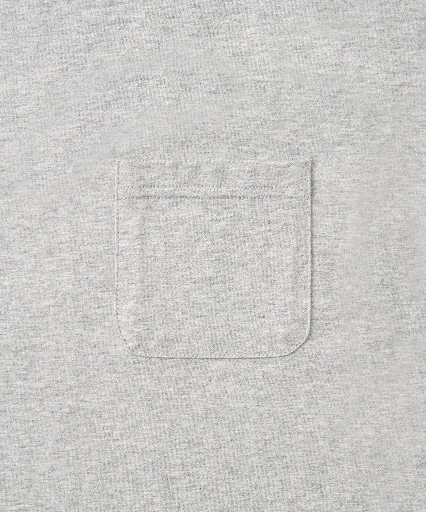 EXCONTAINER Pocket Half Ringer T-Shirt (Melange Grey)