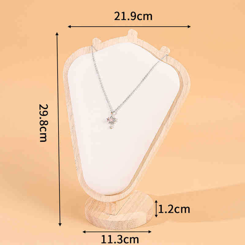 Goat horn necklace display stand portrait neck mold jewelry stand necklace jewelry window storage model stand