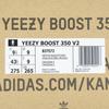 B37572 Adidas Yeezy Boost 350 V2 Semi Frozen Yellow Raw Steel Red Green (Men's)