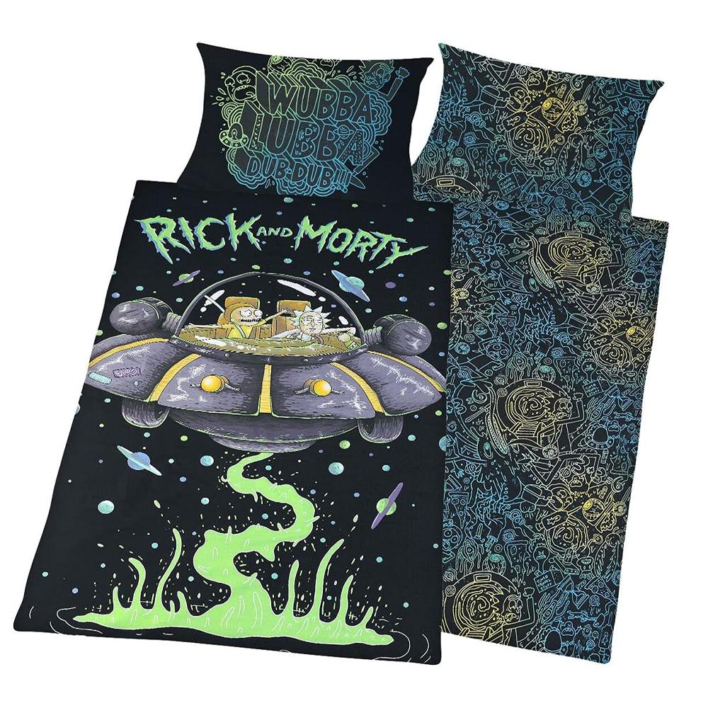 Rick And Morty UFO Reversible Duvet Set