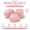 Natural Rose Quartz Tumble Stone 50 Gram – Healing Crystal for Love, Self-Care & Emotional Balance, Perfect for Meditation, Reiki & Vastu Energy Hea