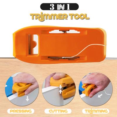 3 In 1 Manual Woodworking Edge Trimmer Right-angle Woodworking Planer Edge Banding Scraper Chamfering Round Corner Scraper