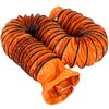 16 FT (5m) PVC Flexible Duct Hosing for 300 MM/12 Inch Diameter Exhaust Fan Extraction Flexible Ducting 12 Inch Flexible Duct Flexible Vent Duct