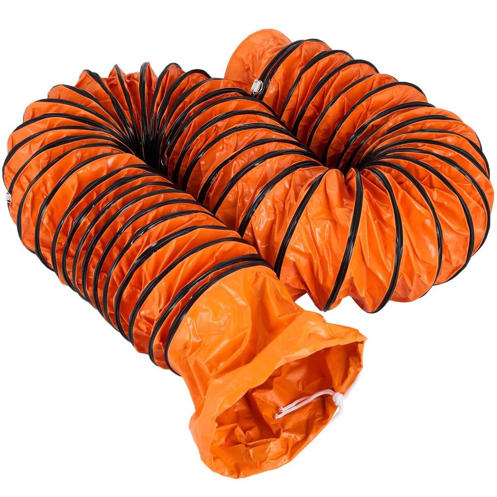16 FT (5m) PVC Flexible Duct Hosing for 300 MM/12 Inch Diameter Exhaust Fan Extraction Flexible Ducting 12 Inch Flexible Duct Flexible Vent Duct