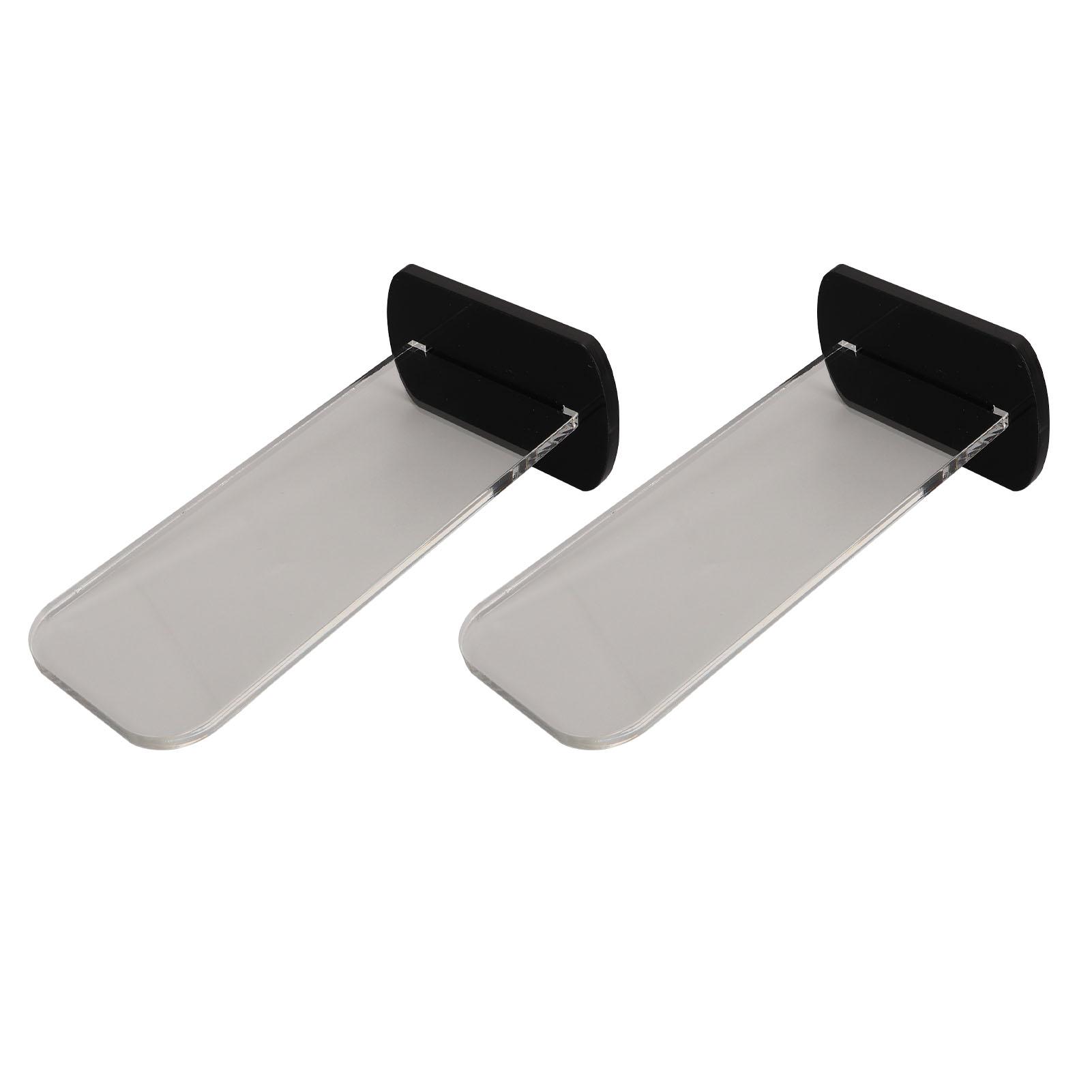 2 шт. Акриловая подставка для боксерских перчаток, Вертикальная подставка для демонстрации боксерских перчаток, Акриловый держатель для перчаток чёрный