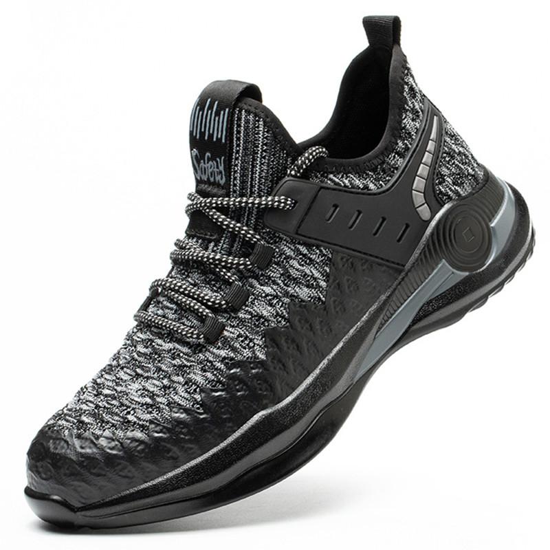 

Защитная рабочая обувь с защитой от проколов, мужская противоскользящая рабочая обувь с защитой, защитные рабочие кроссовки, мужская легкая рабочая обувь 37