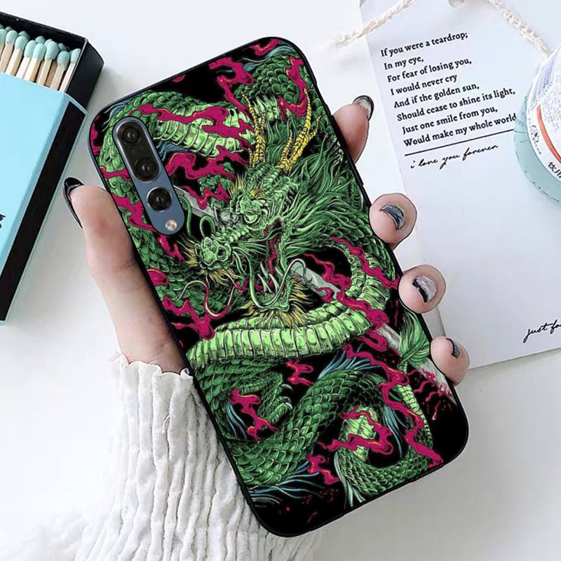 Чехол для телефона с японским аниме «Дракон» для Huawei P30 40 20 10 8 9 lite pro plus Psmart2019