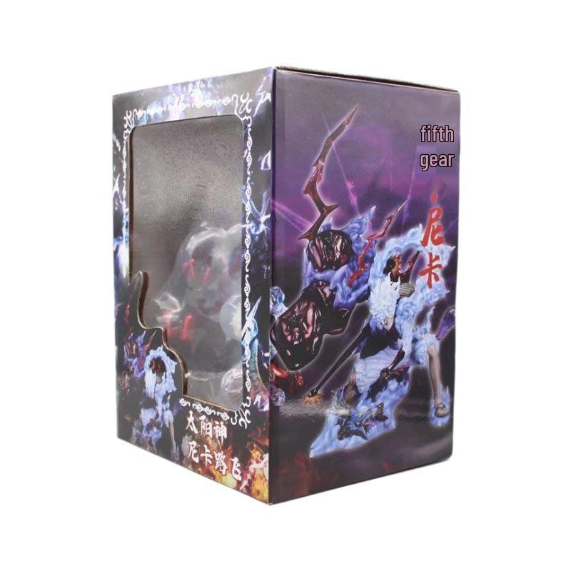 Pirate Gear 5 Luffy Sun God Onigashima Final Battle Awakening Figure Model