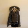 Herfst en Winter Mode Casual Bontkraag Jas Vrouwelijke Y2K High Street Populair Gewatteerde Fluwelen Katoen-gevulde Jas Jas