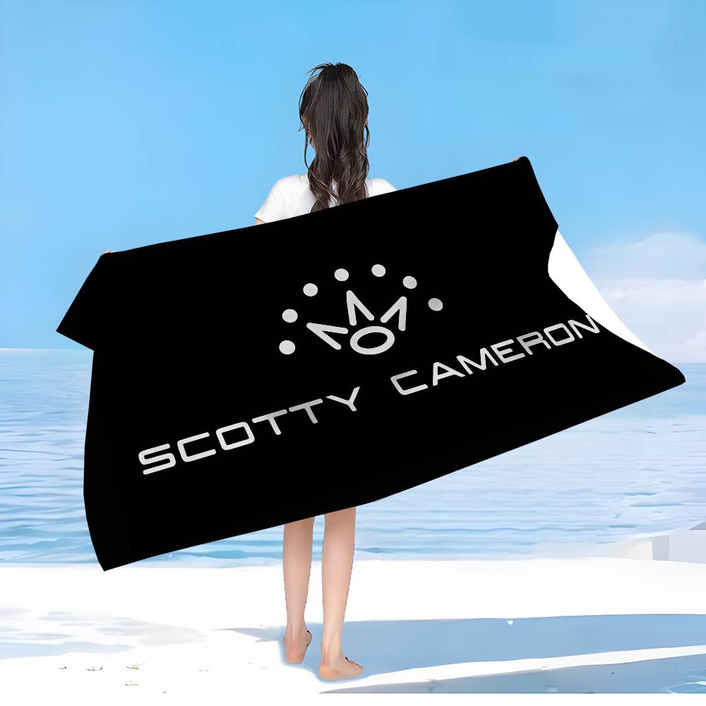 Asciugamano da Spiaggia Golf S-SCOTTY C-CAMERONS Asciugamani da Bagno Colorati per Ragazza Microfibra Asciugatura Rapida Personalizzato Senza Sabbia Spiaggia Yoga Spa Palestra Piscina